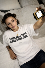 T-shirt: If I had balls